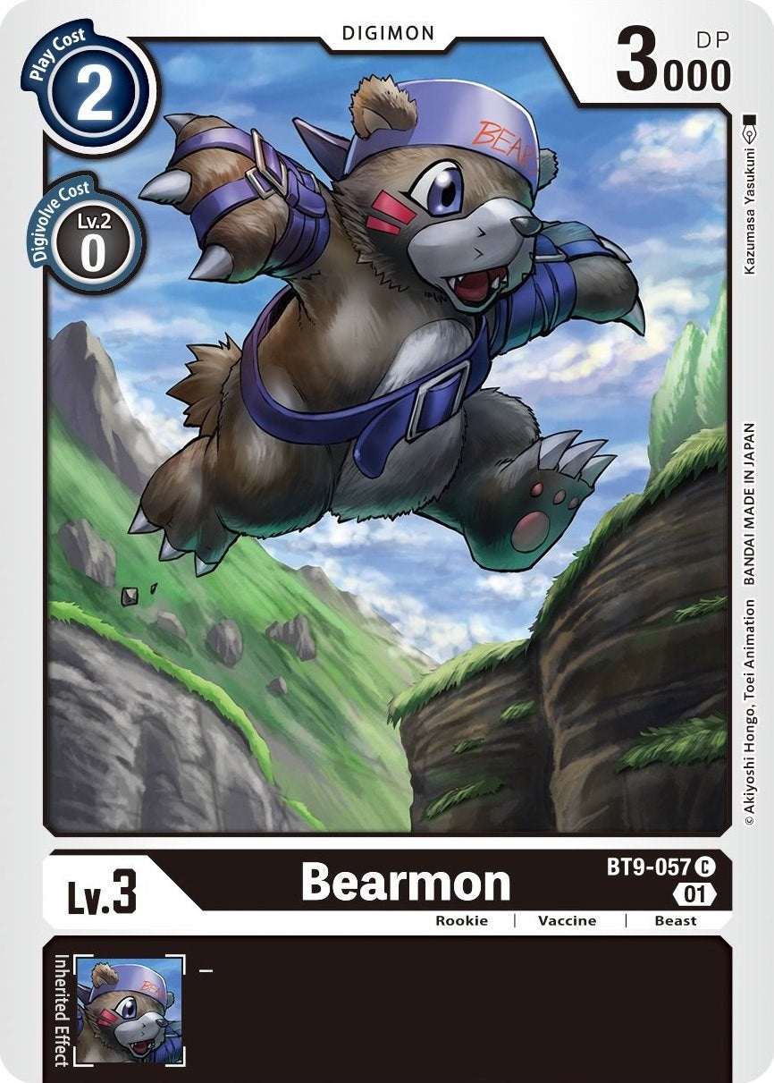 Image for Bearmon (BT9-057 C) (BT09) - Digimon Card Game