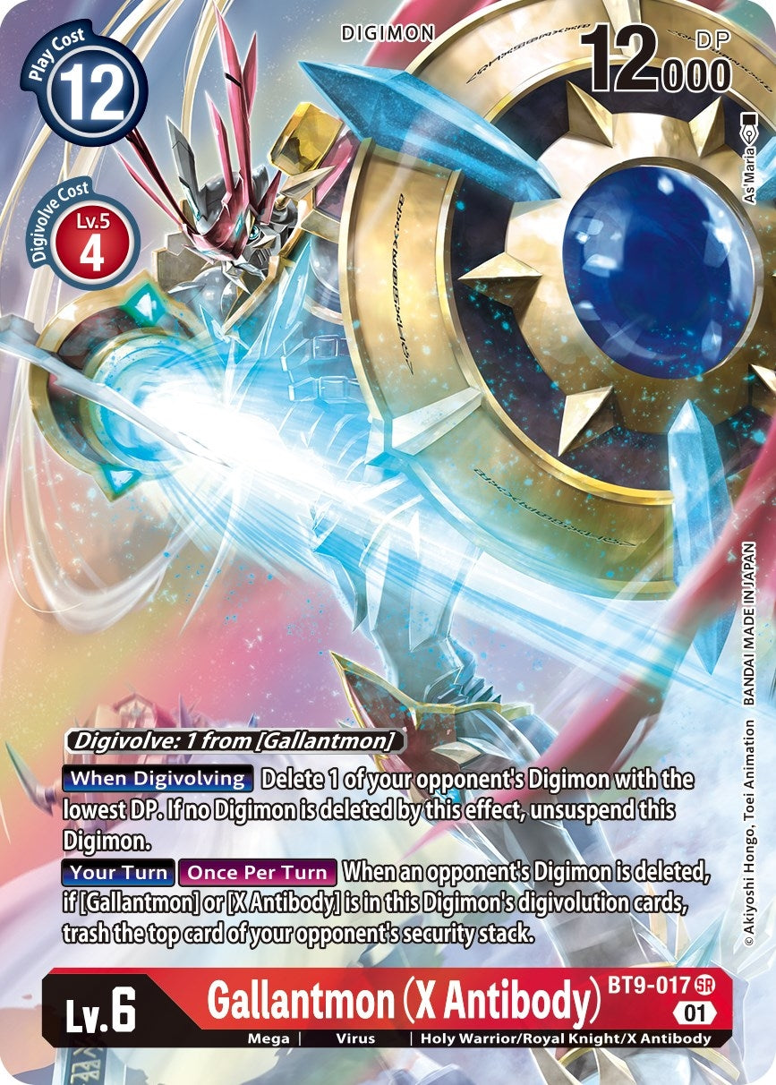 Image for Gallantmon (X Antibody) (Alternate Art) (BT9-017 SR) (BT09) - Digimon Card Game