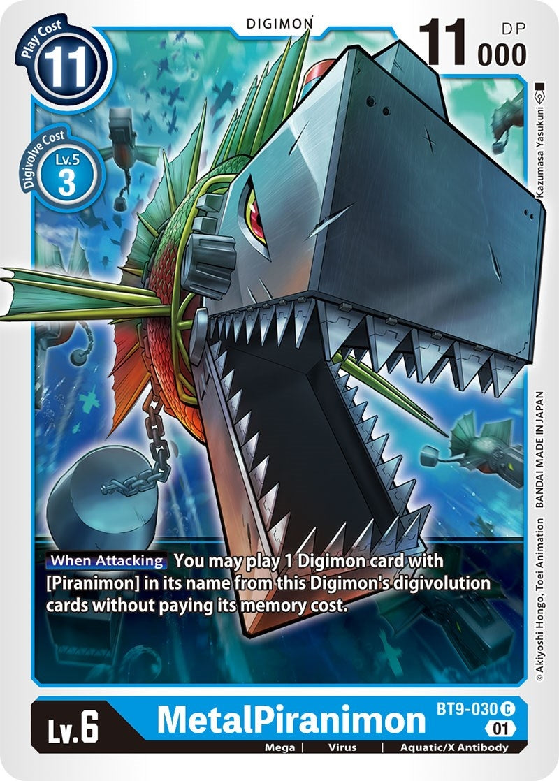 Image for MetalPiranimon (BT9-030 C) (BT09) - Digimon Card Game