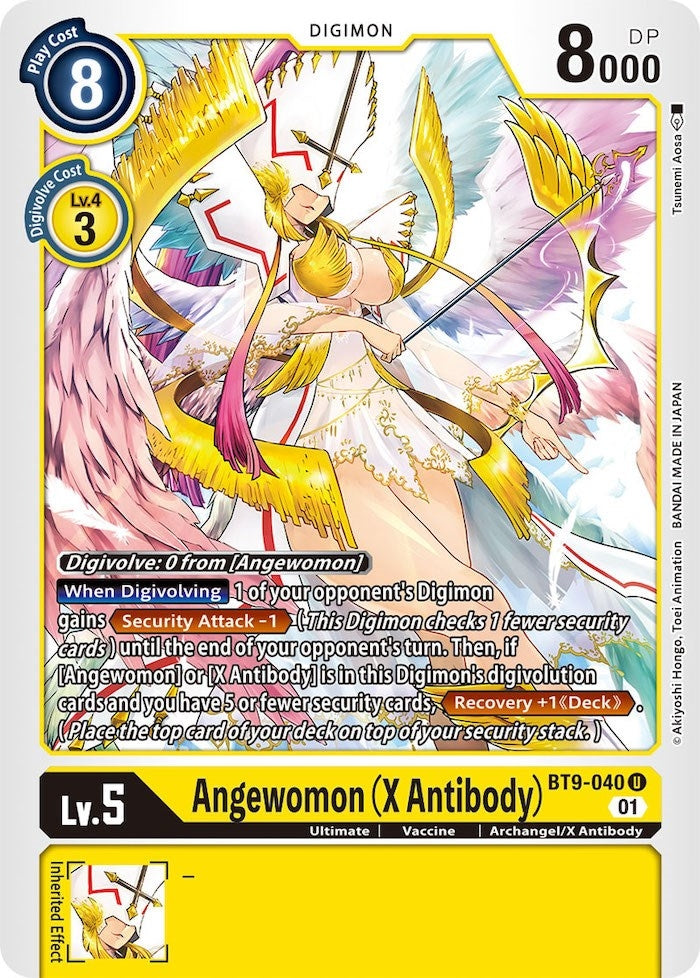 Image for Angewomon (X Antibody) (BT9-040 U) (BT09) - Digimon Card Game