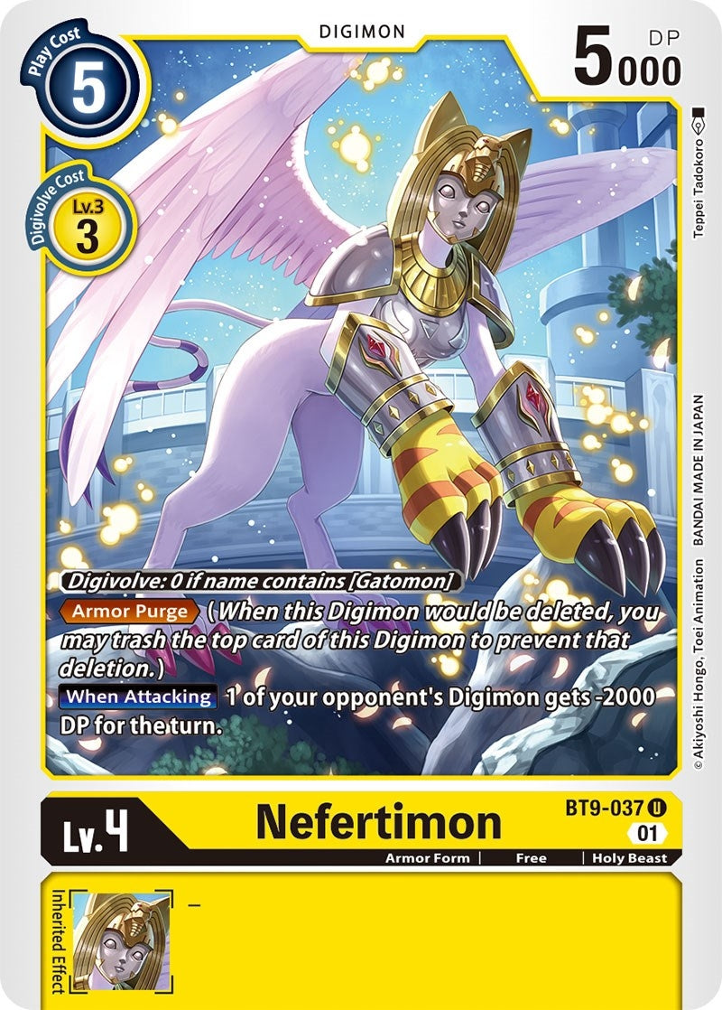 Image for Nefertimon (BT9-037 U) (BT09) - Digimon Card Game