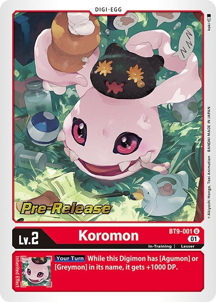 Image for Koromon (BT9-001 U) (BT09_PR) - Digimon Card Game