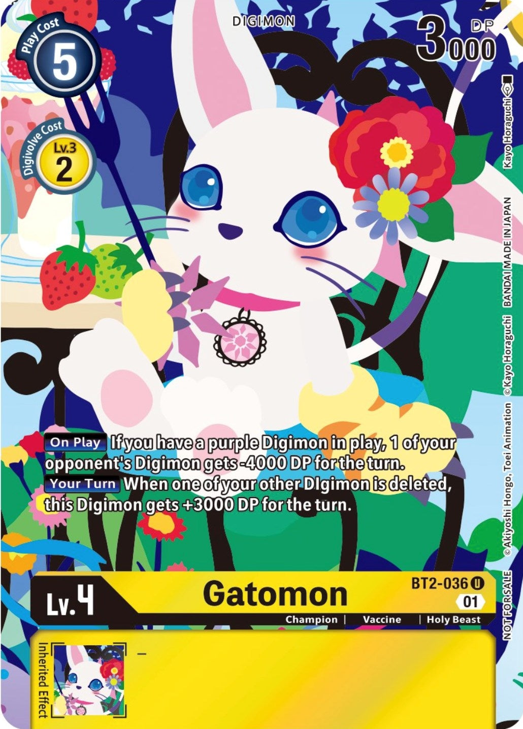 Image for Gatomon - BT2-036 (Tamer's Card Set 2 Floral Fun) (BT2-036 U) (BT01-03A) - Digimon Card Game