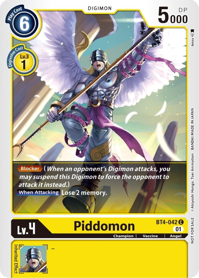 Image for Piddomon (Winner Pack X Record) (BT4-042 C) (BT04) - Digimon Card Game