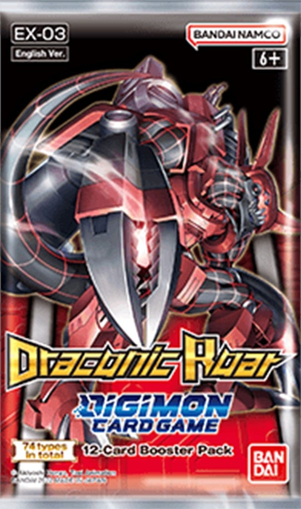 Image for Draconic Roar Booster Pack - Digimon Card Game