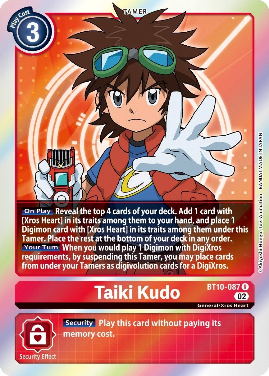 Image for Taiki Kudo (BT10-087 R) (BT10) - Digimon Card Game