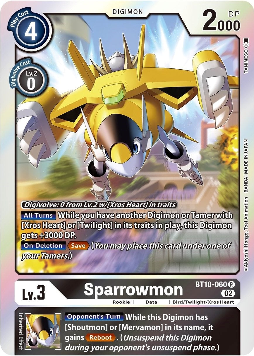 Image for Sparrowmon (BT10-060 R) (BT10) - Digimon Card Game