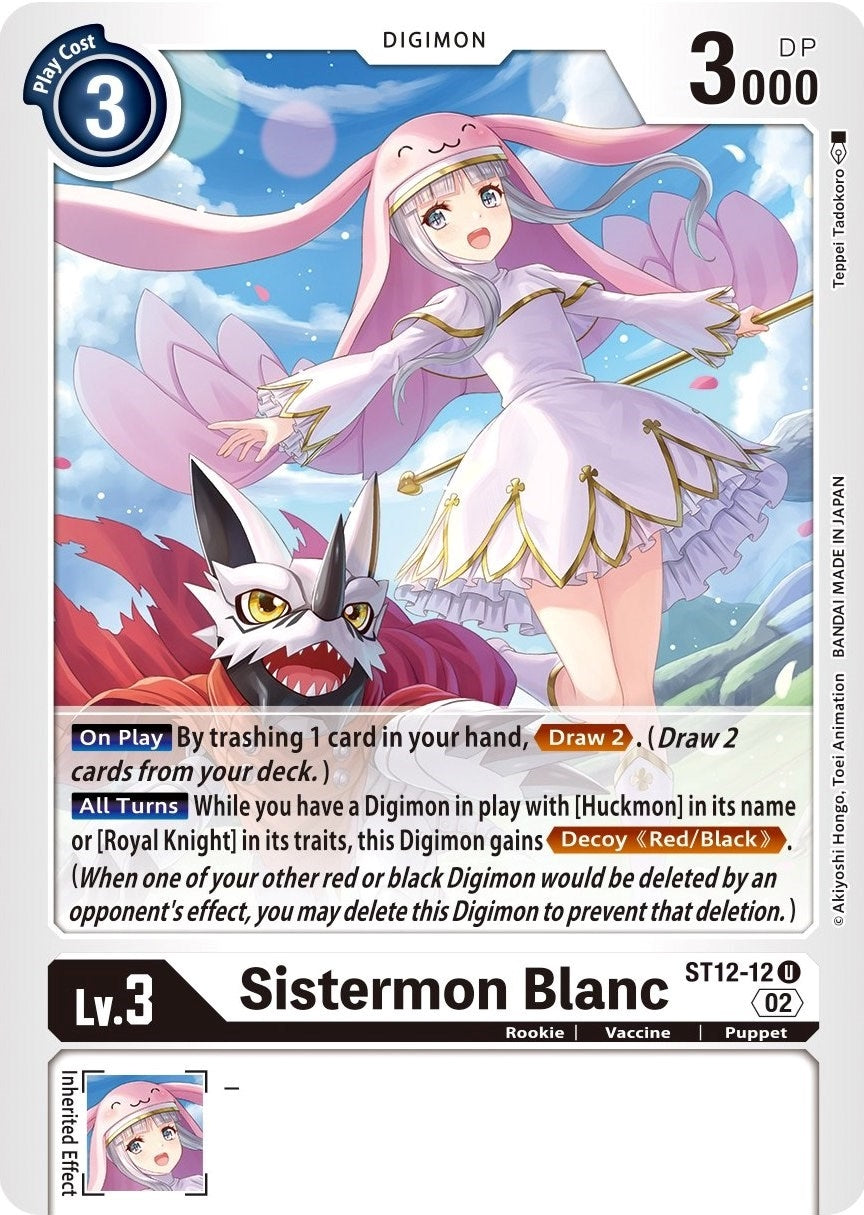 Image for Sistermon Blanc (ST12-12 U) (ST-12) - Digimon Card Game