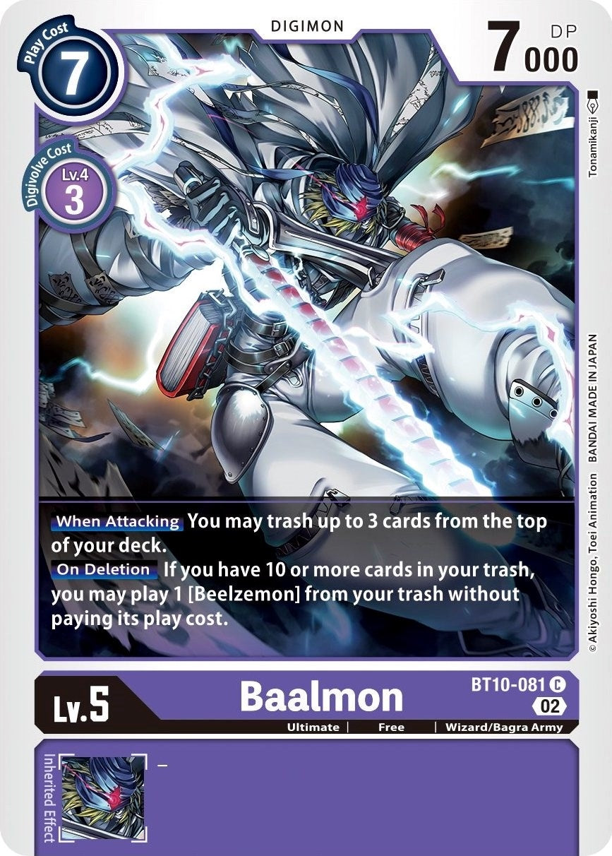 Image for Baalmon (BT10-081 C) (BT10) - Digimon Card Game