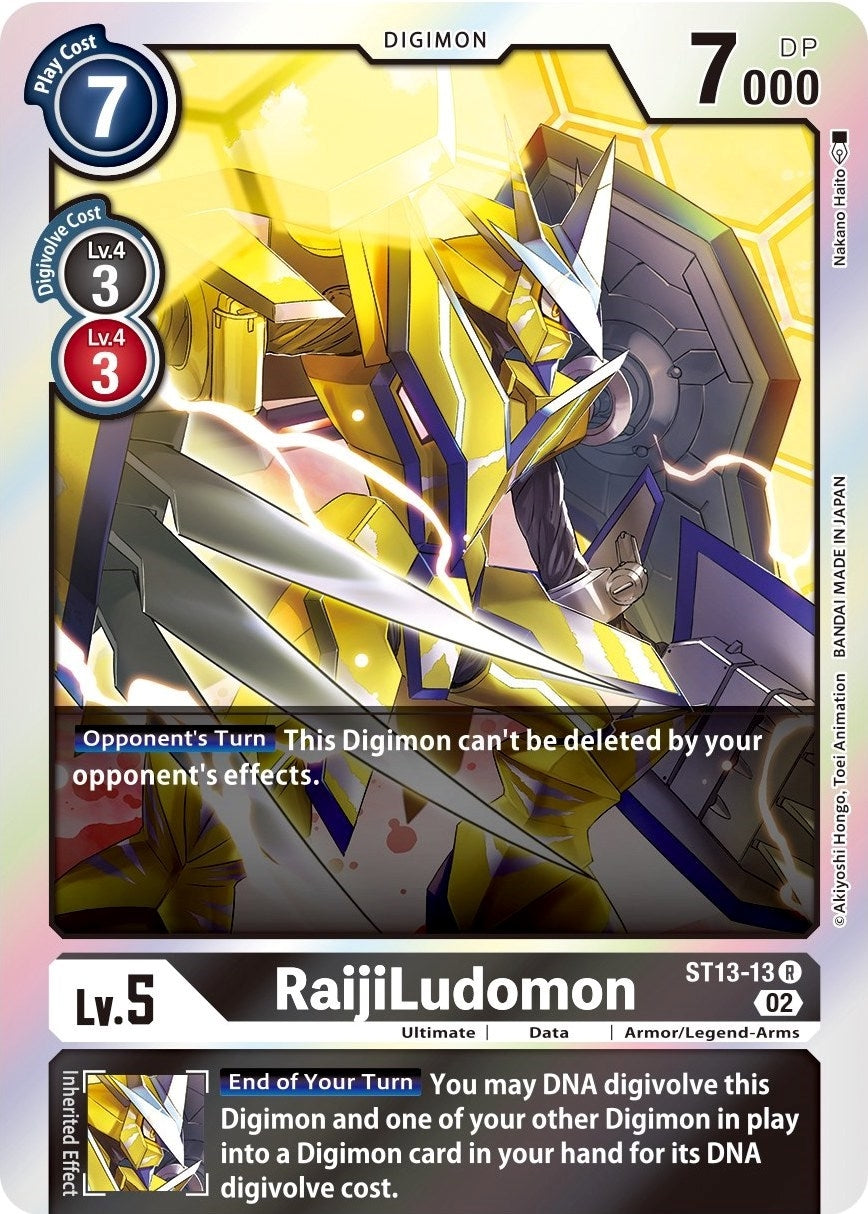 Image for RaijiLudomon (ST13-13 R) (ST-13) - Digimon Card Game