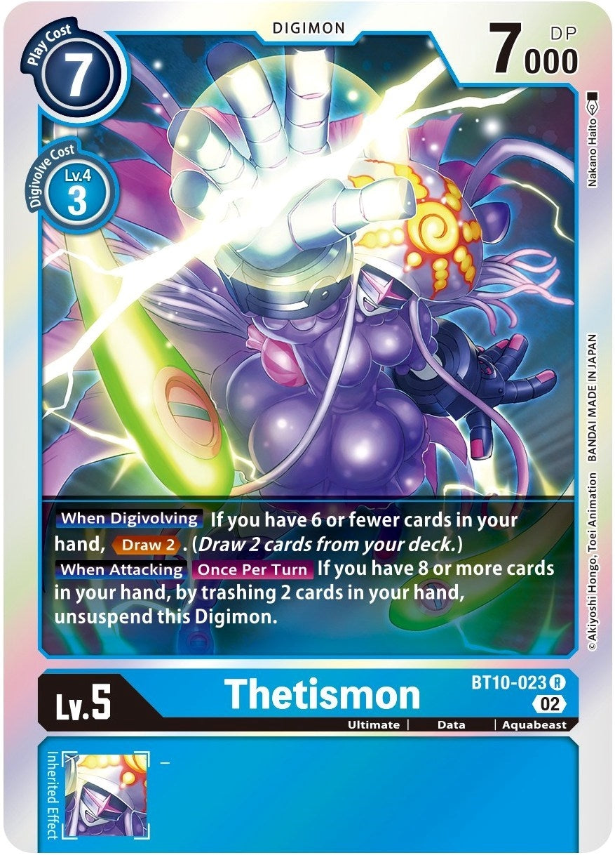 Image for Thetismon (BT10-023 R) (BT10) - Digimon Card Game