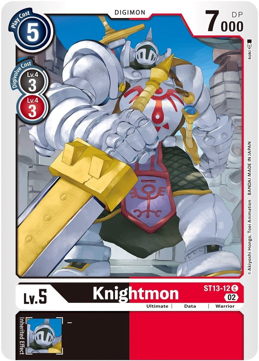 Image for Knightmon (ST13-12 C) (ST-13) - Digimon Card Game