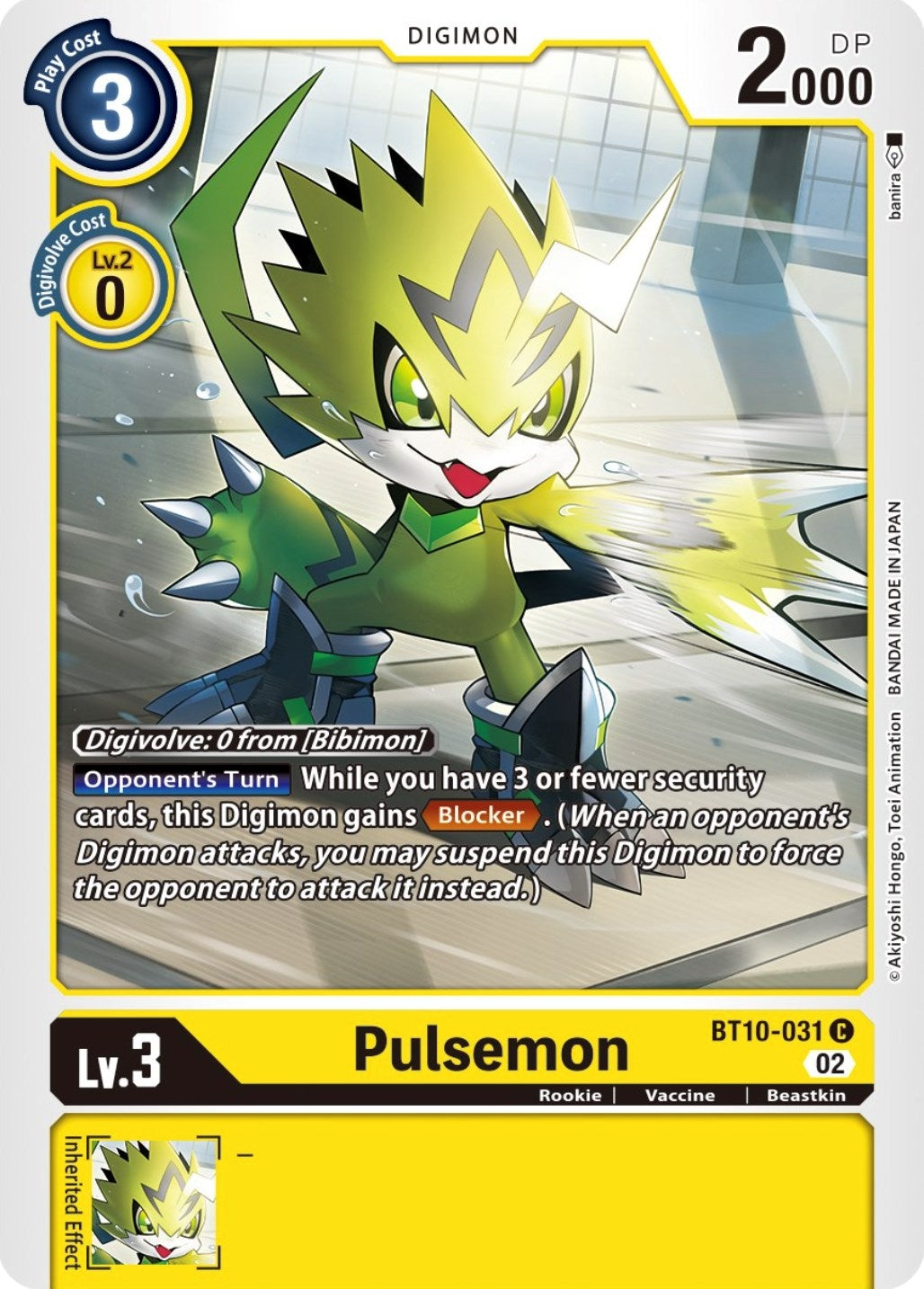 Image for Pulsemon (BT10-031 C) (BT10) - Digimon Card Game