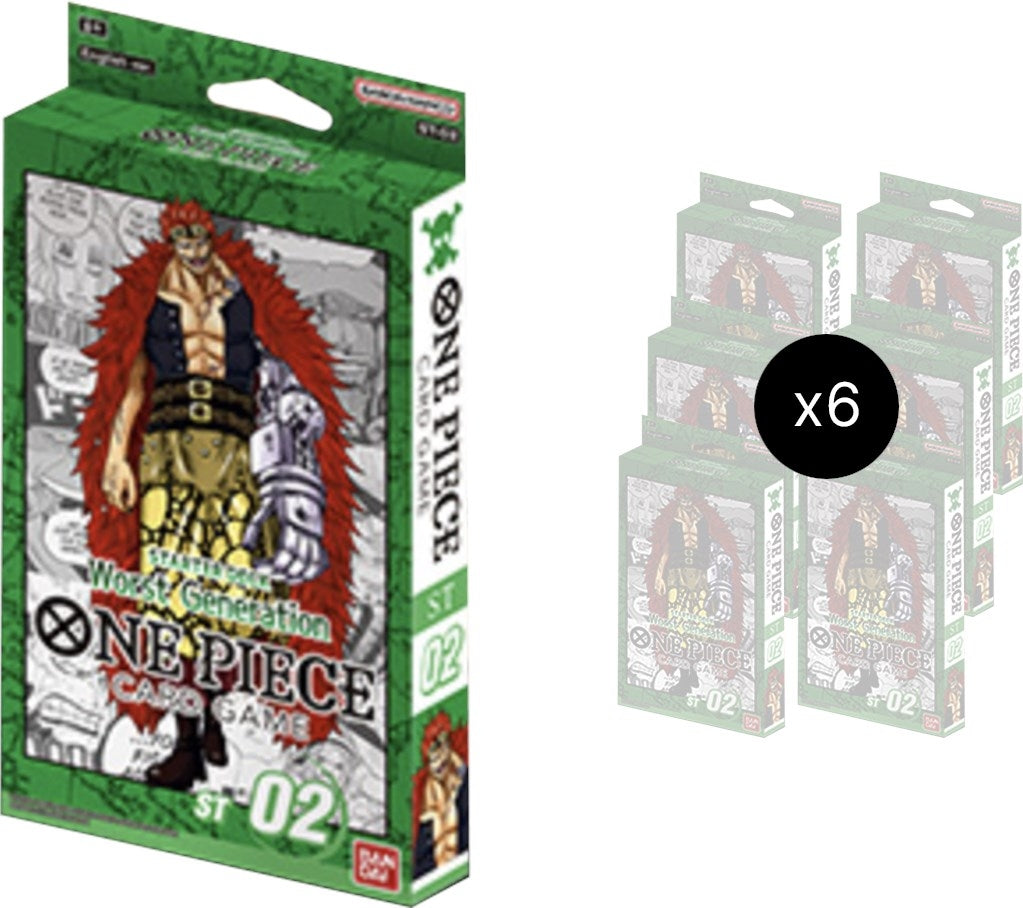 Image for Starter Deck 2: Worst Generation Display - One Piece Card Game