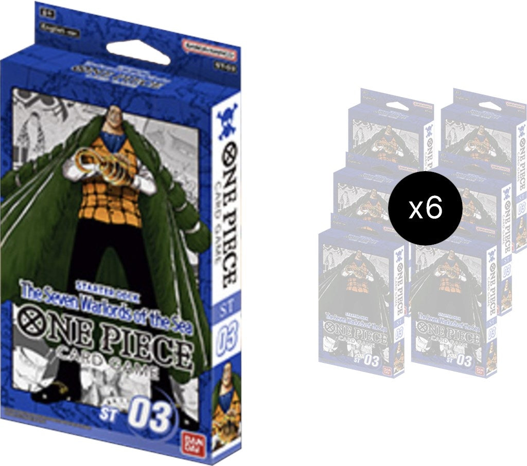 Image for Starter Deck 3: The Seven Warlords of The Sea Display - One Piece Card Game