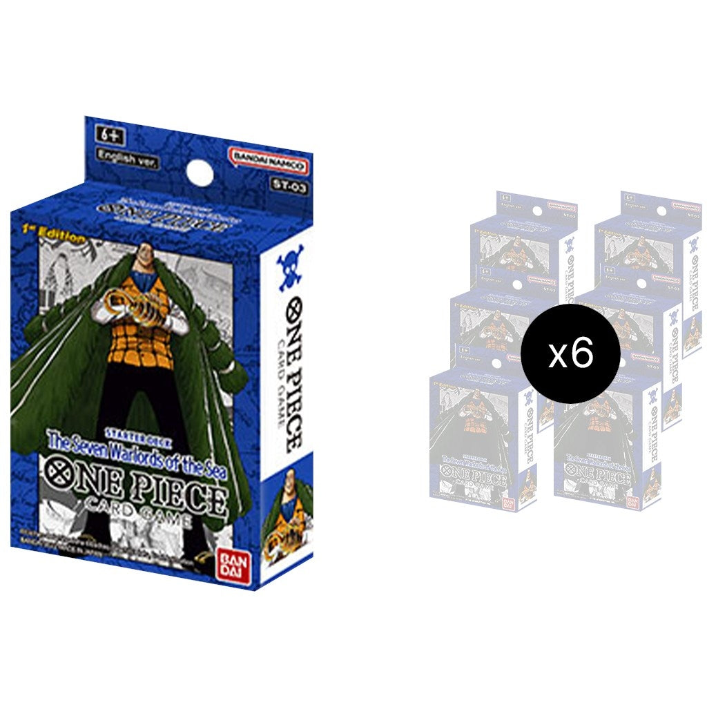 Image for Super Pre-Release Starter Deck 3: The Seven Warlords of The Sea Display - One Piece Card Game