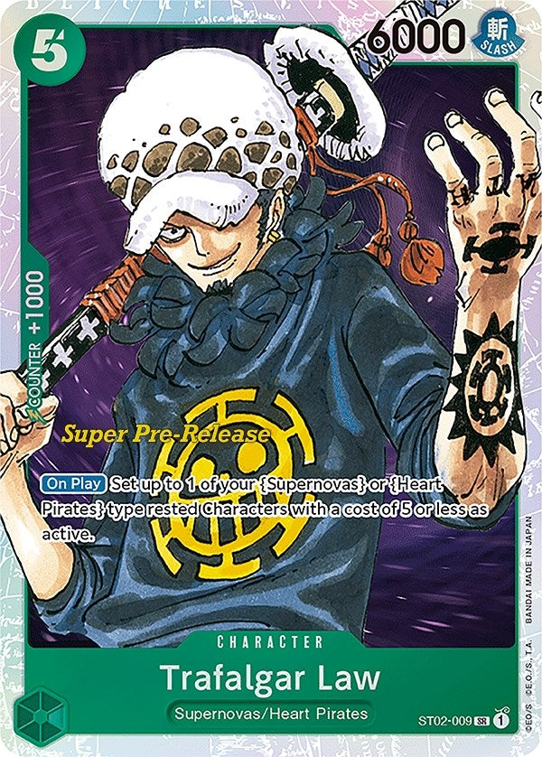 Image for Trafalgar Law (ST02-009) (ST-02 PRE) - One Piece Card Game