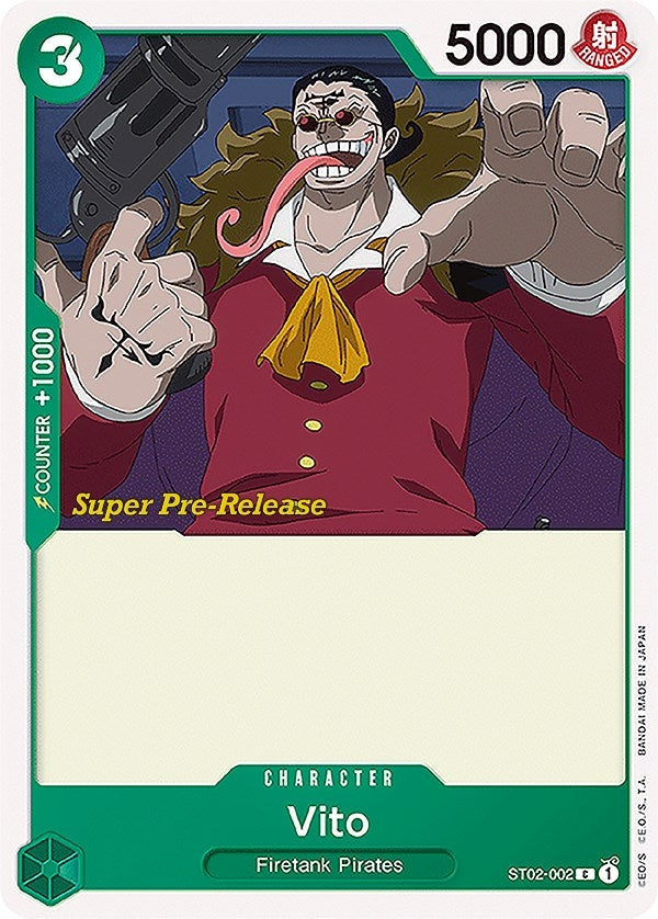 Image for Vito (ST02-002) (ST-02 PRE) - One Piece Card Game