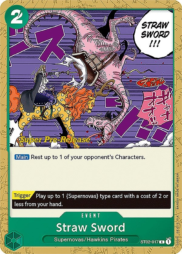 Image for Straw Sword (ST02-017) (ST-02 PRE) - One Piece Card Game