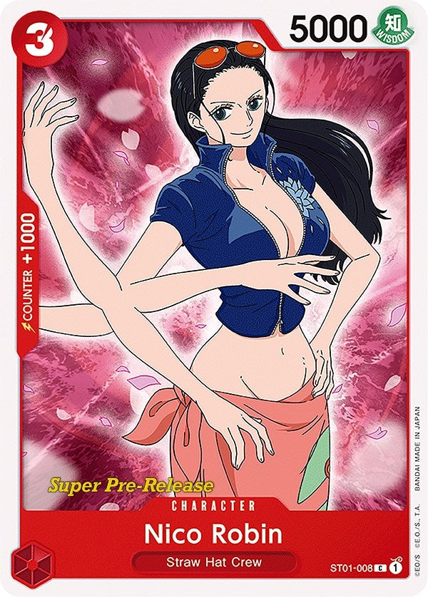 Image for Nico Robin (ST01-008) (ST-01 PRE) - One Piece Card Game