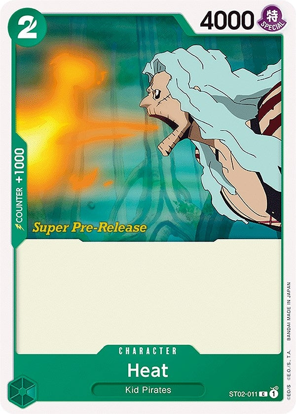 Image for Heat (ST02-011) (ST-02 PRE) - One Piece Card Game