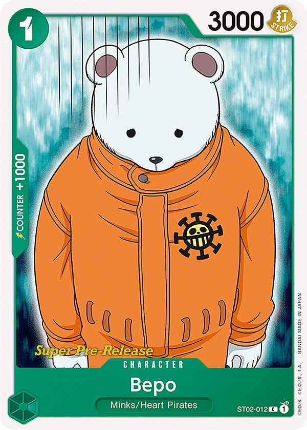 Image for Bepo (ST02-012) (ST-02 PRE) - One Piece Card Game