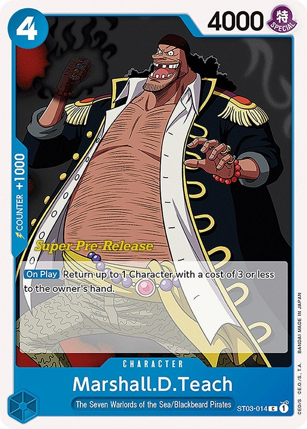 Image for Marshall.D.Teach (ST03-014) (ST-03 PRE) - One Piece Card Game