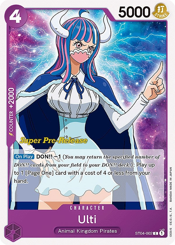 Image for Ulti (ST04-002) (ST-04 PRE) - One Piece Card Game