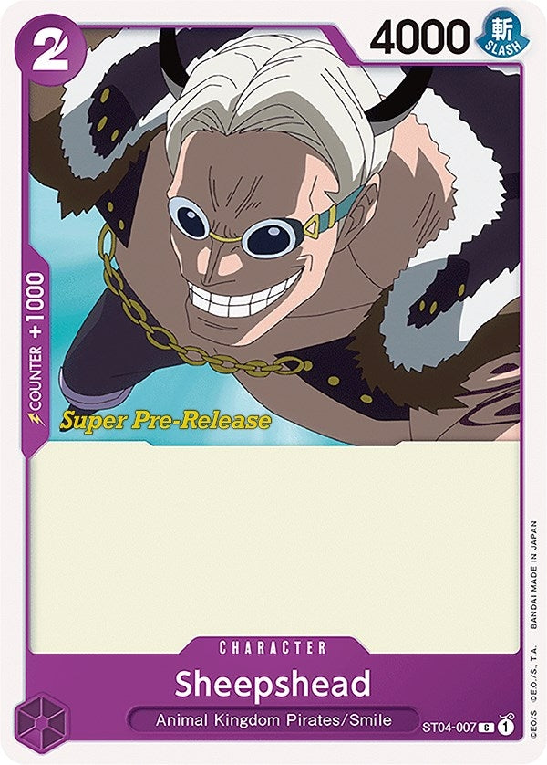 Image for Sheepshead (ST04-007) (ST-04 PRE) - One Piece Card Game