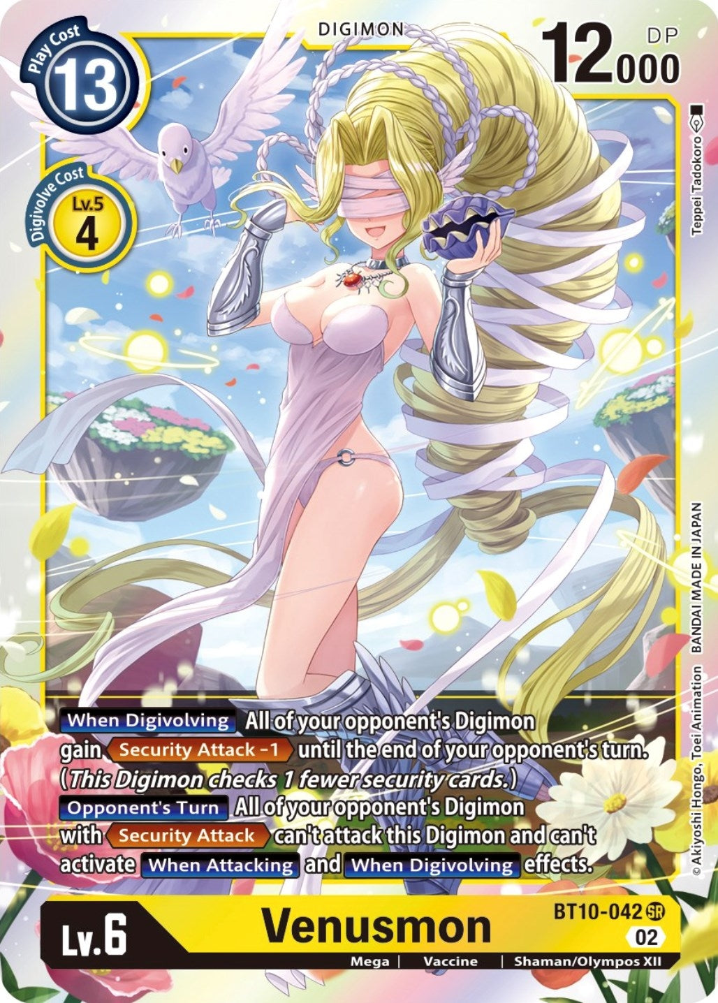 Image for Venusmon (BT10-042 SR) (BT10) - Digimon Card Game