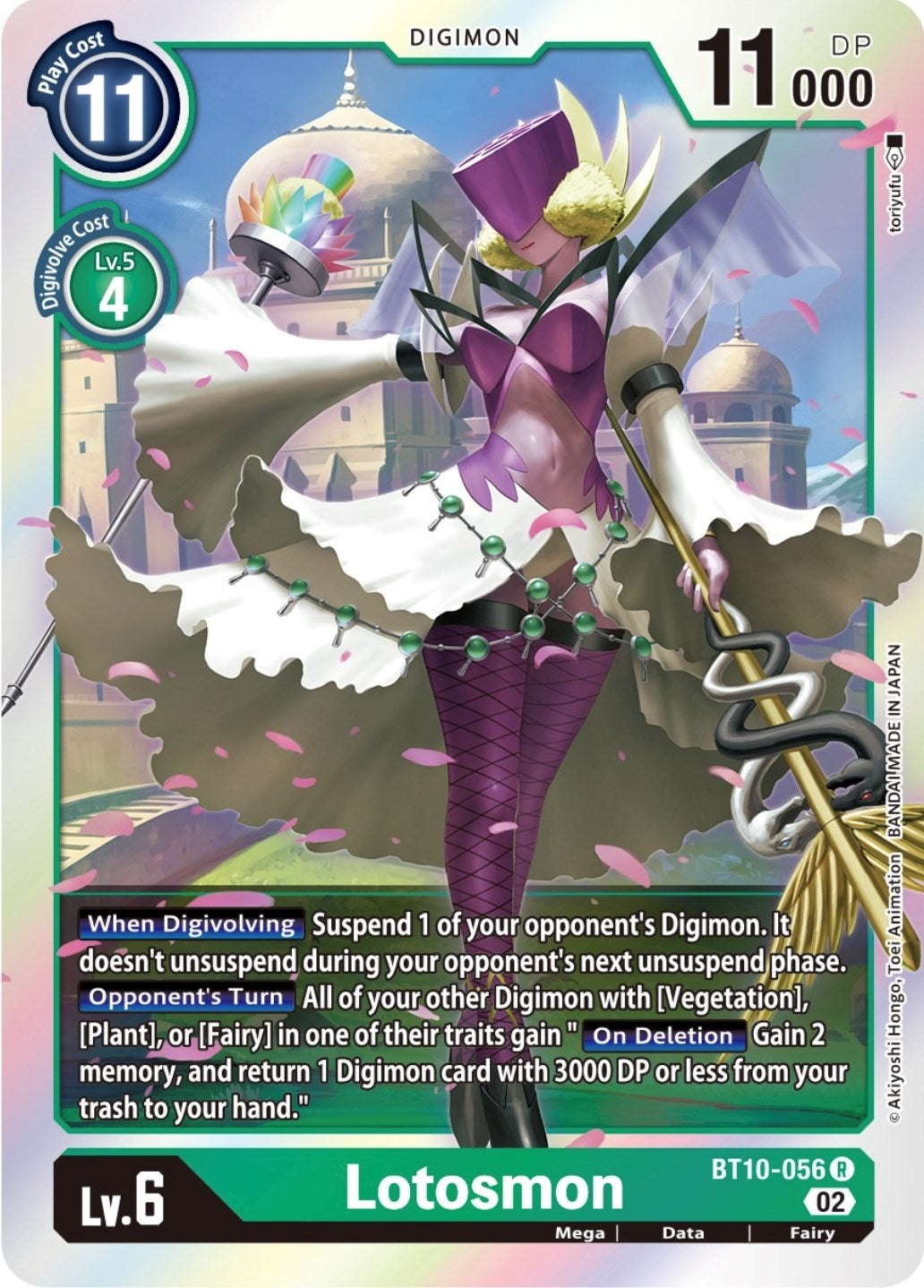 Image for Lotosmon (BT10-056 R) (BT10) - Digimon Card Game