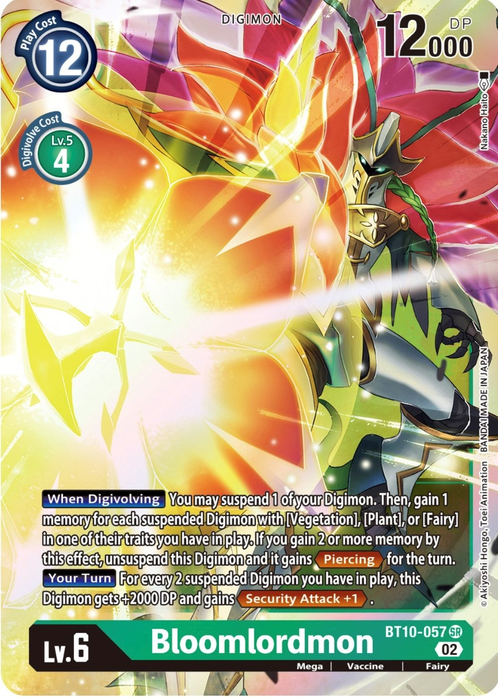Image for Bloomlordmon (BT10-057 SR) (BT10) - Digimon Card Game