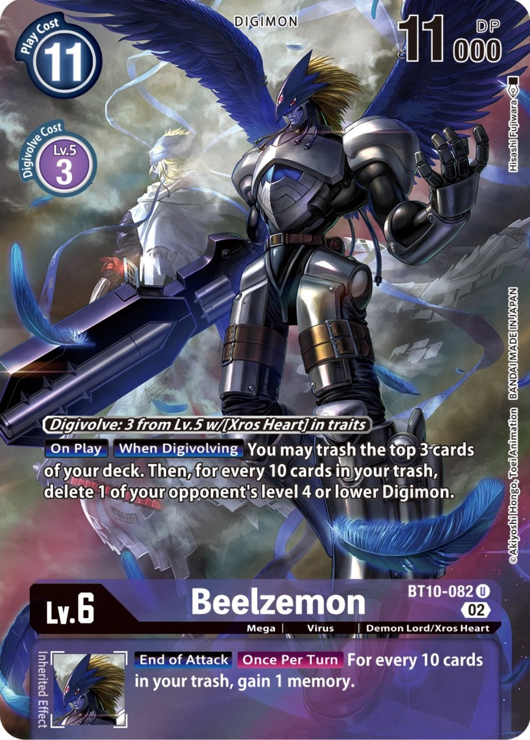 Image for Beelzemon (Alternate Art) (BT10-082 U) (BT10) - Digimon Card Game