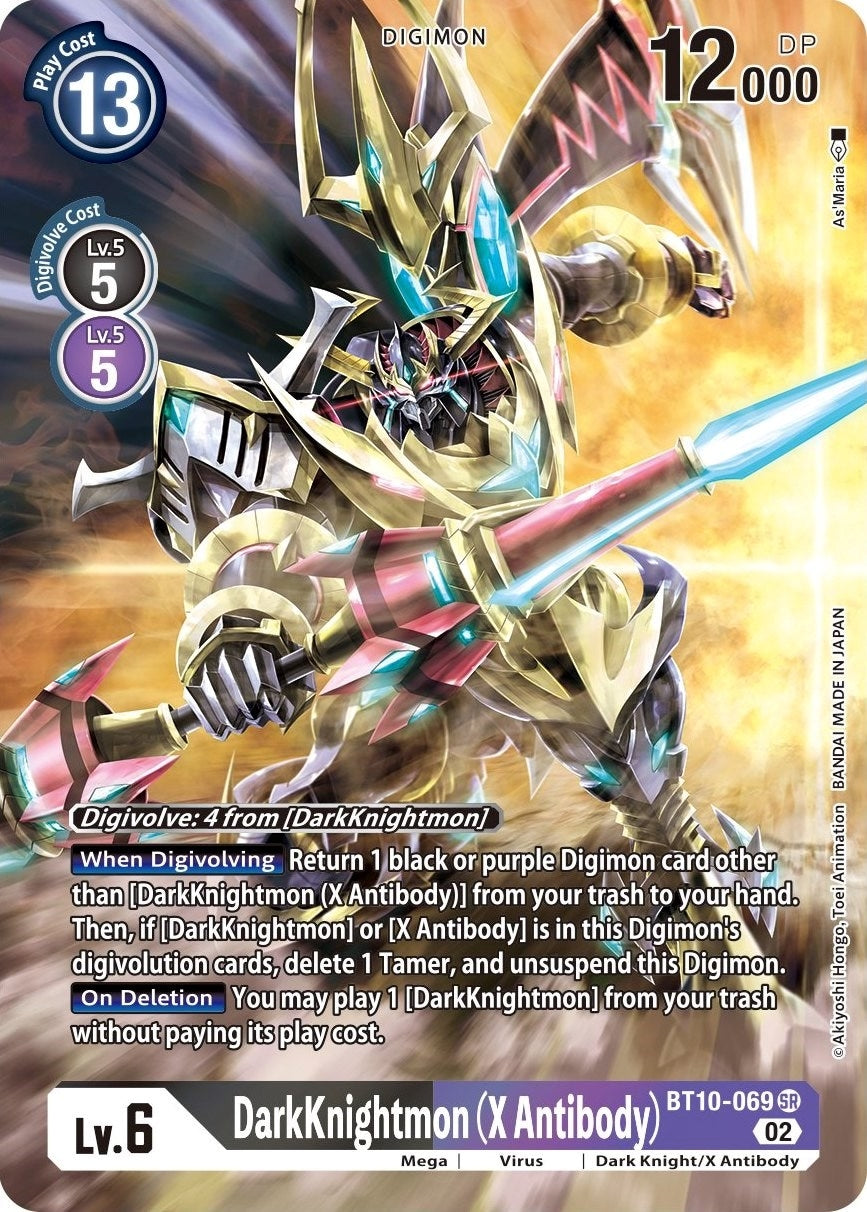 Image for DarkKnightmon (X Antibody) (Alternate Art) (BT10-069 SR) (BT10) - Digimon Card Game