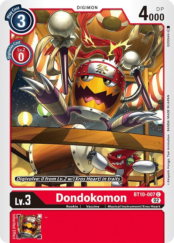 Image for Dondokomon (BT10-007 C) (BT10) - Digimon Card Game