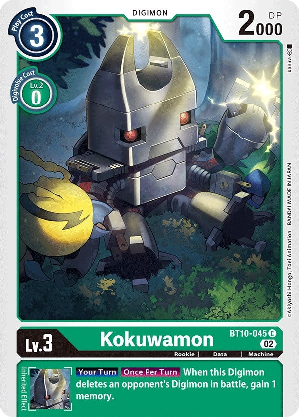 Image for Kokuwamon (BT10-045 C) (BT10) - Digimon Card Game