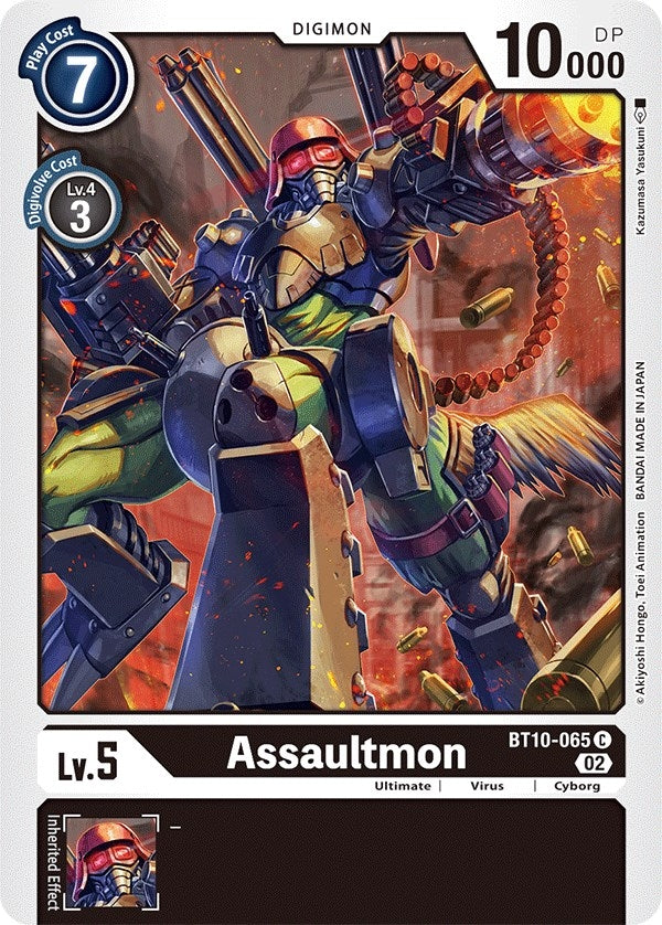 Image for Assaultmon (BT10-065 C) (BT10) - Digimon Card Game