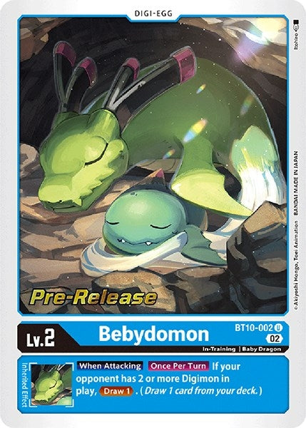 Image for Bebydomon (BT10-002 U) (BT10_PR) - Digimon Card Game