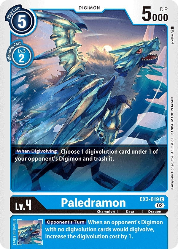 Image for Paledramon (EX3-019 C) (EX03) - Digimon Card Game