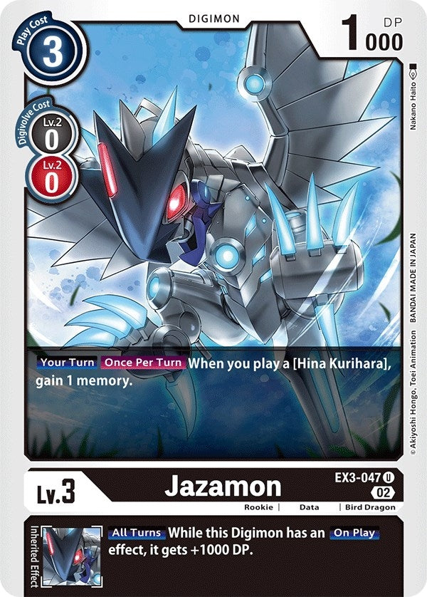 Image for Jazamon (EX3-047 U) (EX03) - Digimon Card Game