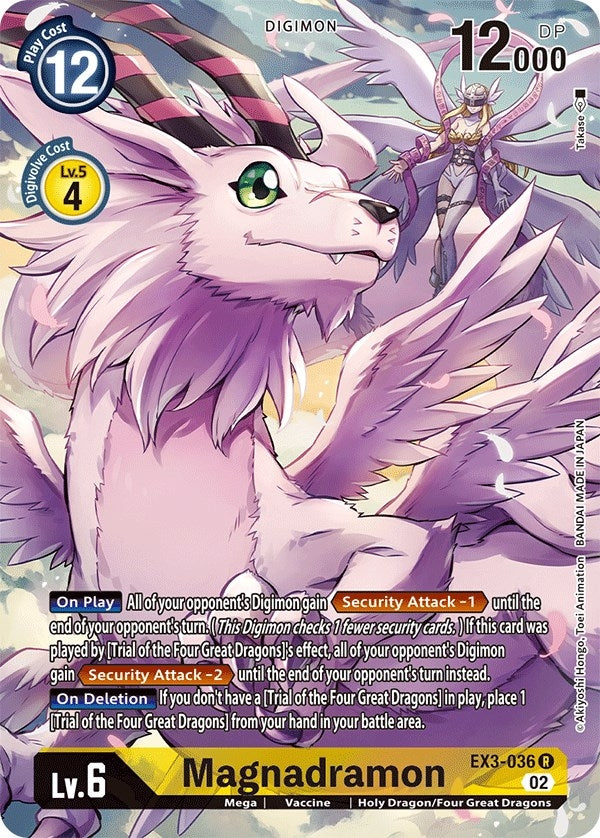 Image for Magnadramon (Alternate Art) (EX3-036 R) (EX03) - Digimon Card Game