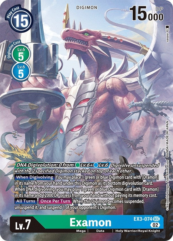 Image for Examon (Alternate Art) (EX3-074 SEC) (EX03) - Digimon Card Game