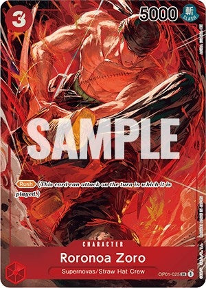 Image for Roronoa Zoro (025) (Parallel) (OP01-025) (OP01) - One Piece Card Game