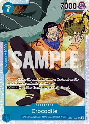 Image for Crocodile (067) (OP01-067) (OP01) - One Piece Card Game