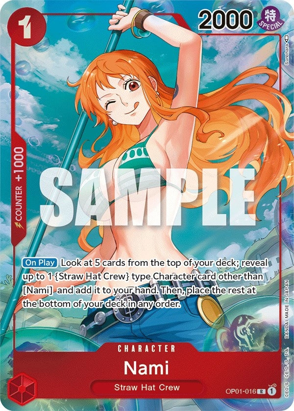Image for Nami (Parallel) (OP01-016) (OP01) - One Piece Card Game