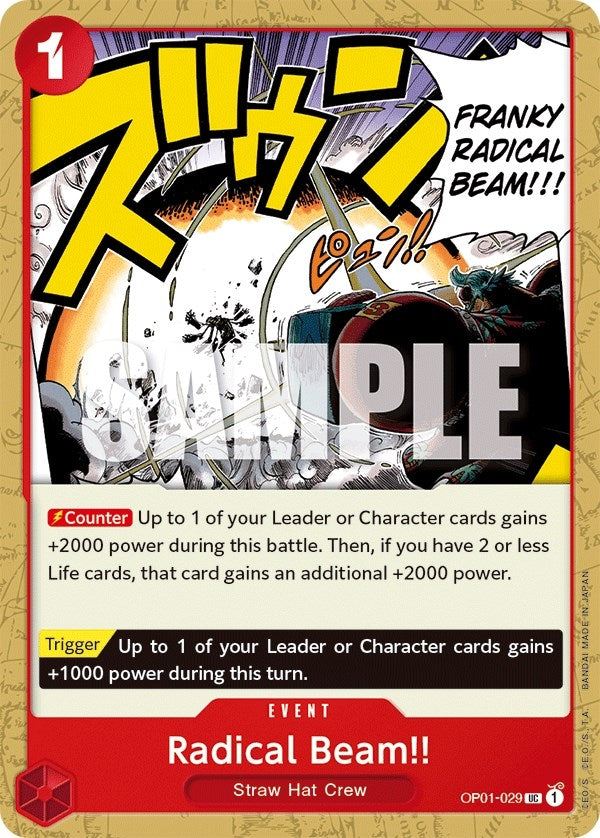 Image for Radical Beam!! (OP01-029) (OP01) - One Piece Card Game