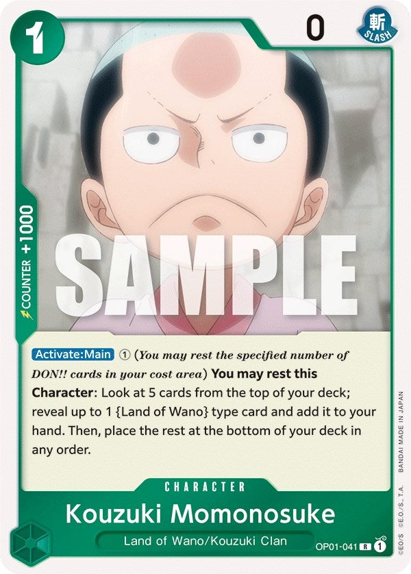 Image for Kouzuki Momonosuke (OP01-041) (OP01) - One Piece Card Game