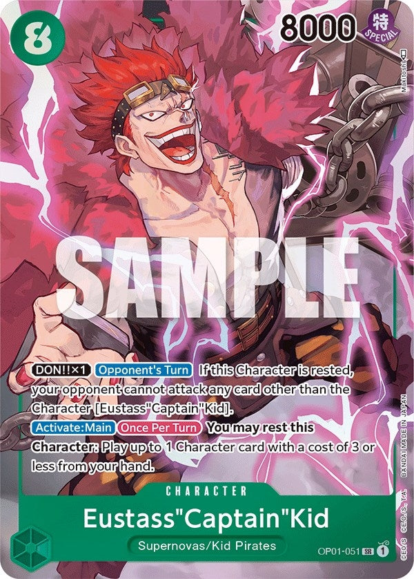 Image for Eustass"Captain"Kid (Parallel) (OP01-051) (OP01) - One Piece Card Game