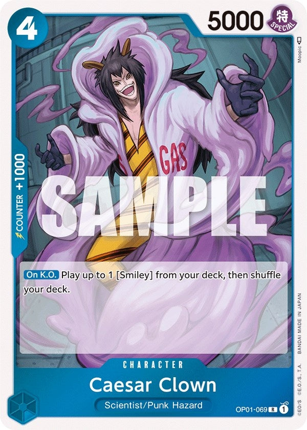 Image for Caesar Clown (OP01-069) (OP01) - One Piece Card Game