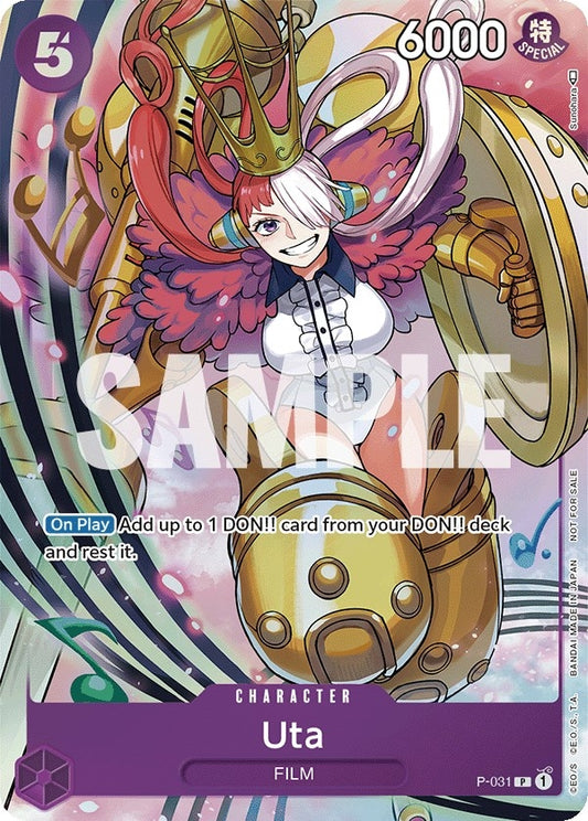 Image for Uta (Event Pack Vol. 1) (P-031) (OP-PR) - One Piece Card Game